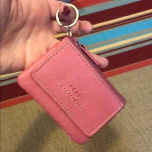Fossil Leather Keychain Wallet